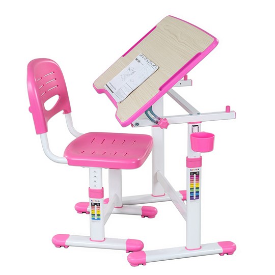 Растущая парта и стул Piccolino II Pink в Рязани - изображение 4