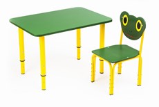 Растущий стол Кузя (Зеленый, Желтый) в Волгограде - предосмотр 1