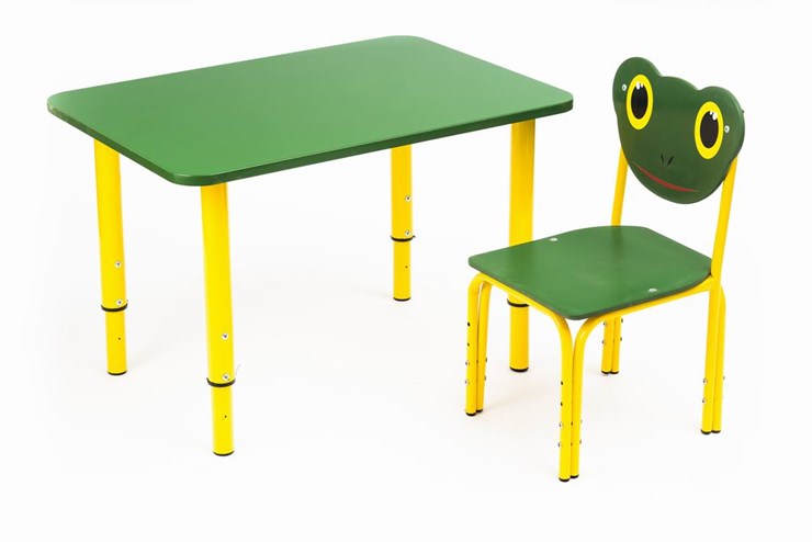 Растущий стол Кузя (Зеленый, Желтый) в Тамбове - изображение 1