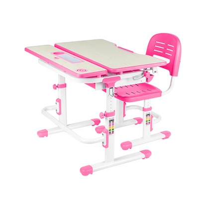 Растущая парта и стул Lavoro Pink в Вологде - изображение