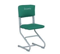 Комплект чехлов на сиденье и спинку стула СУТ.01.040-01 Зеленый, Замша в Липецке