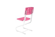 Регулируемый детский стул СУТ.02 Пластик (рост от 115 см), Розовый в Симферополе - предосмотр 3