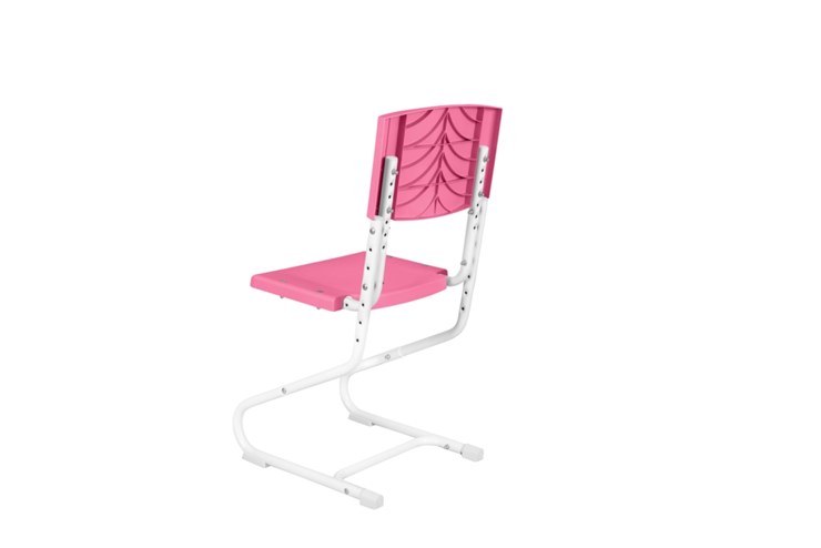 Регулируемый детский стул СУТ.02 Пластик (рост от 115 см), Розовый в Костроме - изображение 3