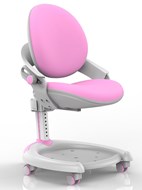 Кресло детское Mealux ZMAX-15 Plus, Y-710 PN, белый металл, обивка розовая однотонная в Краснодаре