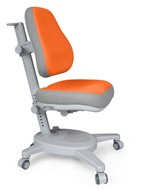 Растущее кресло Mealux Onyx (Y-110) OG  - серое + чехол оранжевый с серыми вставками в Ноябрьске