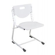 Регулируемый детский стул SF-3, цвет Белый/Белый в Кургане