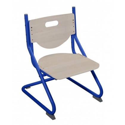 Регулируемый детский стул SK-2, цвет Береза/Синий в Кургане - изображение