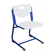 Детский стул SF-3, цвет Белый/Синий во Владикавказе