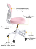Детский растущий стул Ergokids Soft Air Lite Pink (Y-240 Lite KP) в Смоленске - предосмотр 1