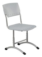 Детский стул регулируемый Отличник.3 3-5, Серый RAL 7040/Светло-серый в Саранске