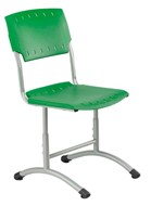 Детский стул регулируемый Отличник.3 3-5, Зеленый RAL 6001/Светло-серый в Оренбурге