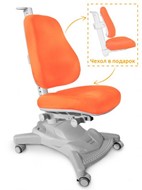 Растущее детское кресло Mealux Onyx Mobi (Y-418) KBL обивка оранжевая однотонная в Екатеринбурге