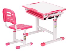 Растущий стол и стул Mealux EVO-06 Pink, розовая в Сургуте