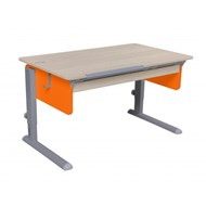 Растущий стол Лидер, цвет Береза/Серый/Оранжевый в Улан-Удэ