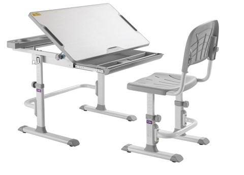 Растущий стол и стул Disa Grey в Вологде - изображение