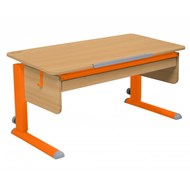 Детский стол-трансформер Моно-2 с лотком, цвет Бук/Оранжевый в Салехарде