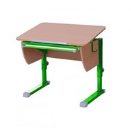 Детский стол-трансформер Колибри, цвет Бук/Зеленый в Сургуте