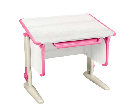 Детский стол-трансформер СУТ-41 Рамух/Беж/розовый в Перми - изображение