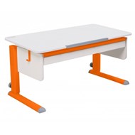 Растущий стол Моно-2 с лотком, цвет Белый/Оранжевый в Липецке