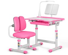 Парта растущая + кресло растущее Mealux EVO BD-23 Pink в Хабаровске - предосмотр