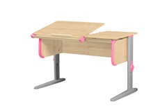 Растущий стол 1/75-40 (СУТ.25) Бежевый/Серый/Розовый в Салехарде