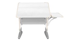 Детский стол-трансформер 4/75 (СУТ.41) + Polka_b 4/550 Рамух белый/серый/бежевый в Чебоксарах