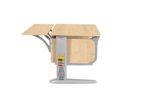 Детский стол-трансформер 6/60 (СУТ.47) + Polka_z 6/600 Клен-Танзай/серый/серый в Ноябрьске - изображение