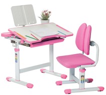 Комплект растущей мебели SET Holto-18 розовый в Симферополе