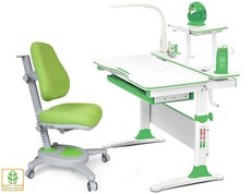 Растущая парта + стул Комплект Mealux EVO Evo-30 Z (арт. Evo-30 Z + Y-110 KZ), серый, зеленый в Липецке