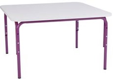 Детский растущий стол Фея Мой малыш, 0-1 гр., белый-фиолетовый в Улан-Удэ - предосмотр 2