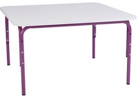 Детский растущий стол Фея Мой малыш, 0-1 гр., белый-фиолетовый в Казани - изображение 2