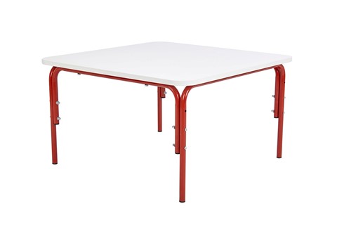Детский растущий стол Фея Мой малыш, 0-1 гр., белый-красный в Саранске - изображение