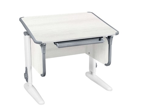 Растущий стол СУТ-41 Рамух/Белый/серый в Перми - изображение