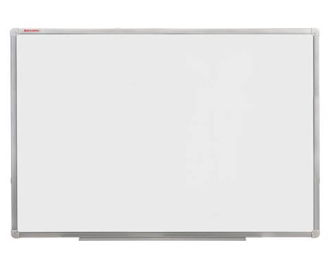 Магнитная доска для рисования BRAUBERG 100х150 см, алюминиевая рамка в Чебоксарах - изображение