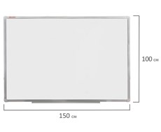 Магнитная доска для рисования BRAUBERG 100х150 см, алюминиевая рамка в Хабаровске - предосмотр 8