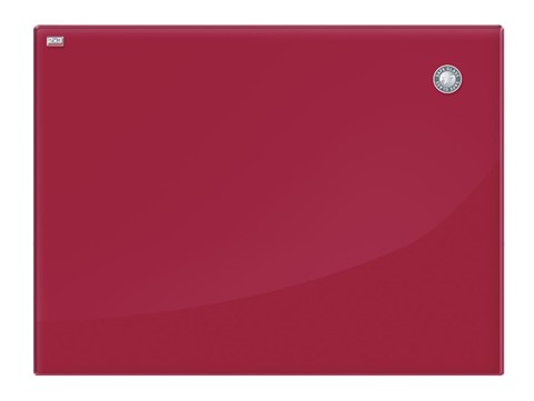 Магнитная стеклянная доска для рисования 2х3 OFFICE TSZ86 R, 60x80 см, красная в Воронеже - изображение